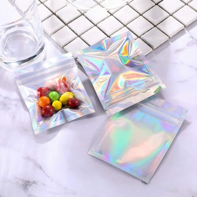 Sacchetto a chiusura lampo di appoggio d'argento che imballa la radura Front Mylar Bags di VMPET