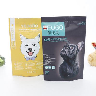 Dell'alimento per animali domestici del supporto incisione non tossica di colore del sacchetto della borsa del di alluminio su stampata con la chiusura lampo