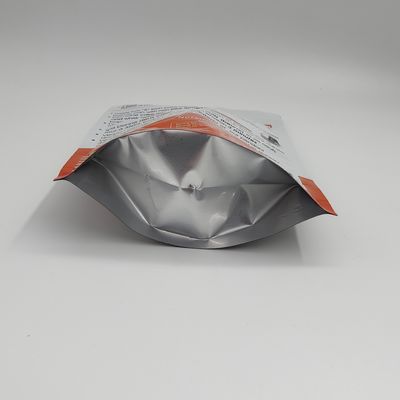 Stagnola stante risigillabile del sacchetto della borsa della polvere del dolce dell'OEM del rinforzo di alluminio a chiusura lampo del lato