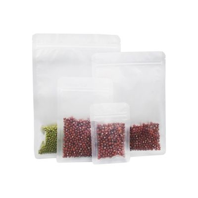Sacchetto della borsa di imballaggio di plastica della chiusura lampo di Matte Frosted Flat per Candy matto