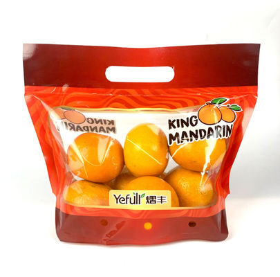 Sacchetto su misura ISO9001 della borsa di imballaggio di plastica della chiusura lampo della nebbia del PE di BOPP anti per i frutti