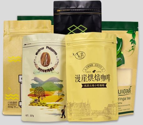 il caffè della serratura della chiusura lampo 120mic sta sul caffè di plastica Bean Packaging dei sacchetti VMPET