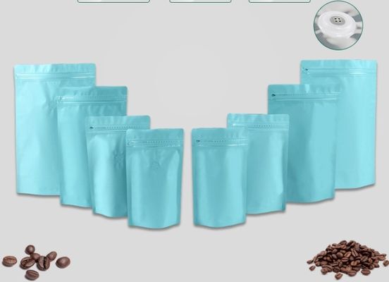 alluminio della capacità 250g il supporto risigillabile sul lato delle borse di caffè Gusseted con la valvola