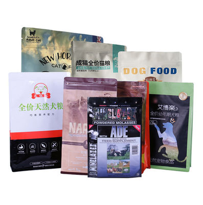 Su misura stampando la borsa di plastica animale dell'alimento per animali domestici del ODM di imballaggio per alimenti