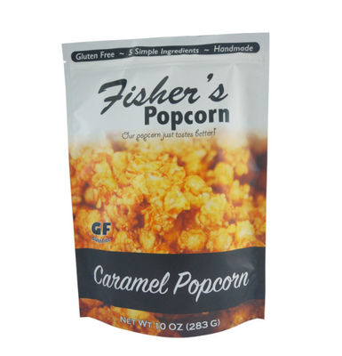 Il sacchetto d'imballaggio del popcorn di rotocalcografia spesso 100-300 micron sta sulle borse del sacchetto