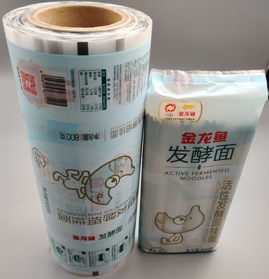 Rotocalcografia del rotolo di film plastico di imballaggio per alimenti del ODM dell'OEM per la tagliatella asciutta istantanea