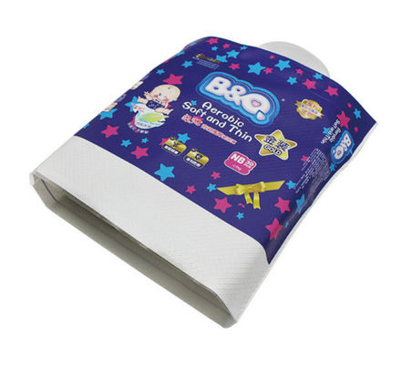 Borsa composta di imballaggio di plastica del pannolino del bambino del LDPE 50-200 micron