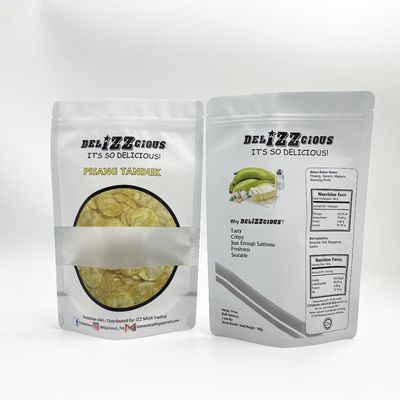 Banana Chips Aluminium Packaging Pouch di VMPET 300 micron