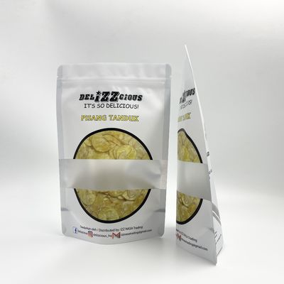Banana Chips Aluminium Packaging Pouch di VMPET 300 micron