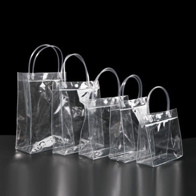 logo stampato su ordinazione trattare il sacchetto della spesa di plastica traslucido del PE