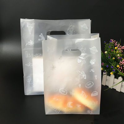 La maniglia tagliata glassata elimina a borsa il PE di plastica borsa laterale del rinforzo per pane