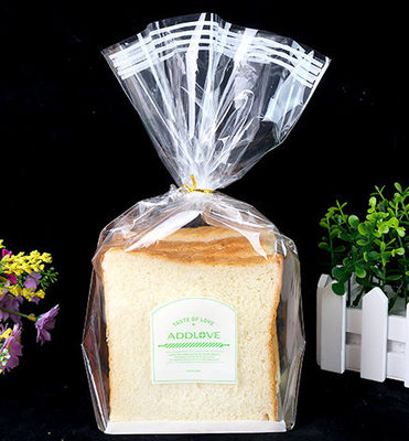 Il pane tostato stampato su ordinazione della plastica della borsa del pane di BOPP insacca le borse del pane del cellofan