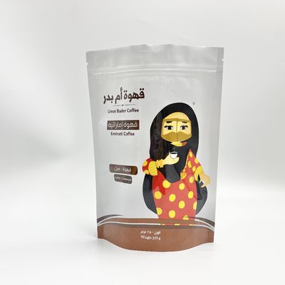 Sacchetto a chiusura lampo autosigillante di Matte Clear Plastic Food Packaging per il tè del caffè