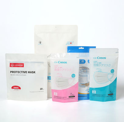 Borsa d'imballaggio di plastica eliminabile chirurgica su ordinazione 60mic della maschera di protezione N95