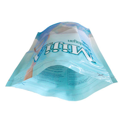 La chiusura lampo stampata su misura di Mylar sta sul sacchetto 2KG per l'imballaggio del sale marino