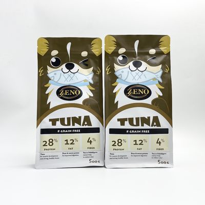 Auto d'imballaggio bagnato di stampa su ordinazione delle borse 500G dell'alimento per animali domestici che sta con il rinforzo