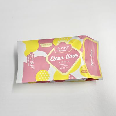 CMYK ha stampato la borsa del di alluminio del tovagliolo sanitario di signore con gli autoadesivi