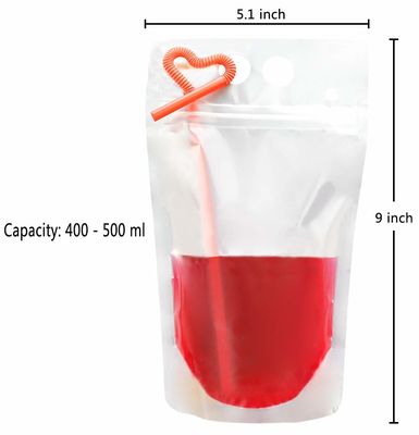 Sacchetto d'imballaggio liquido 160z 32oz del partito del ristorante con la maniglia